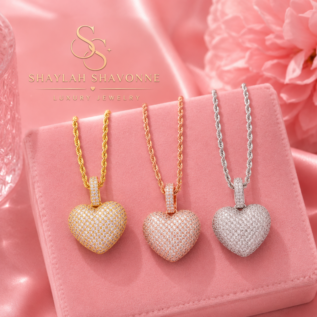 Dimond Heart Necklace
